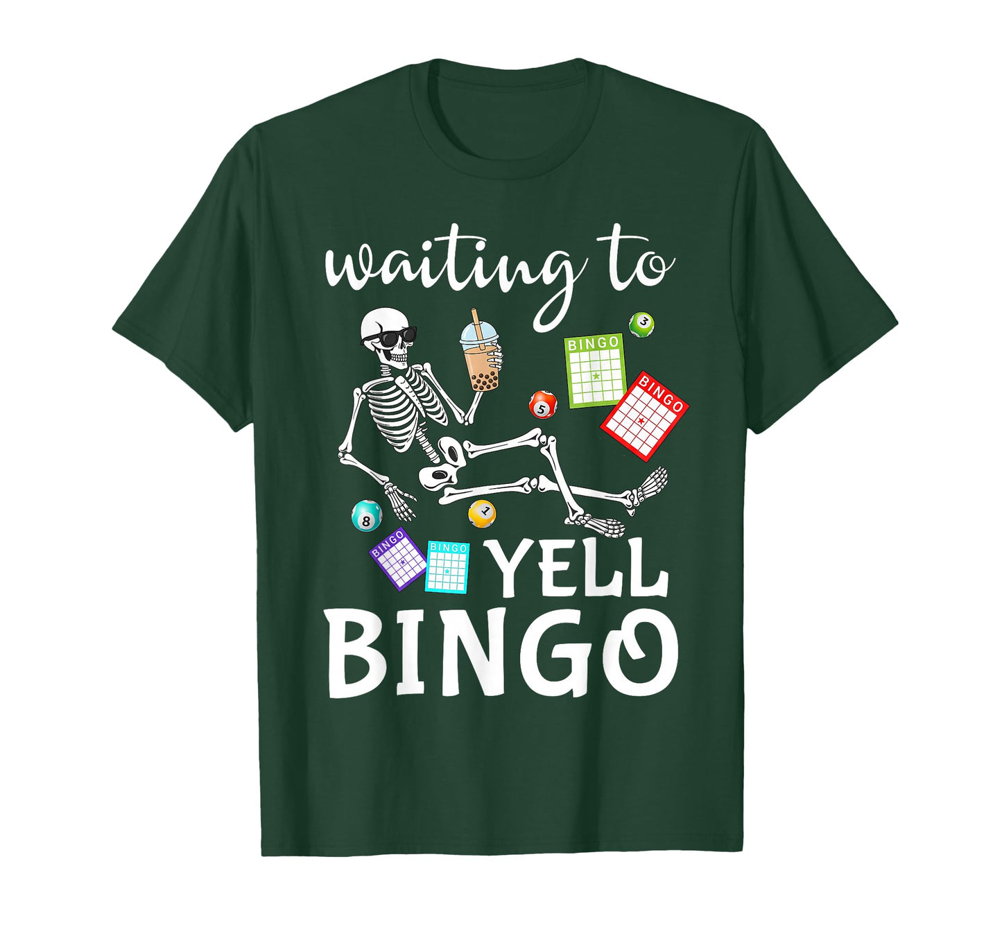 Waiting to Yell Bingo Lover Bingo Player Bingo Enthusiasts T-Shirt