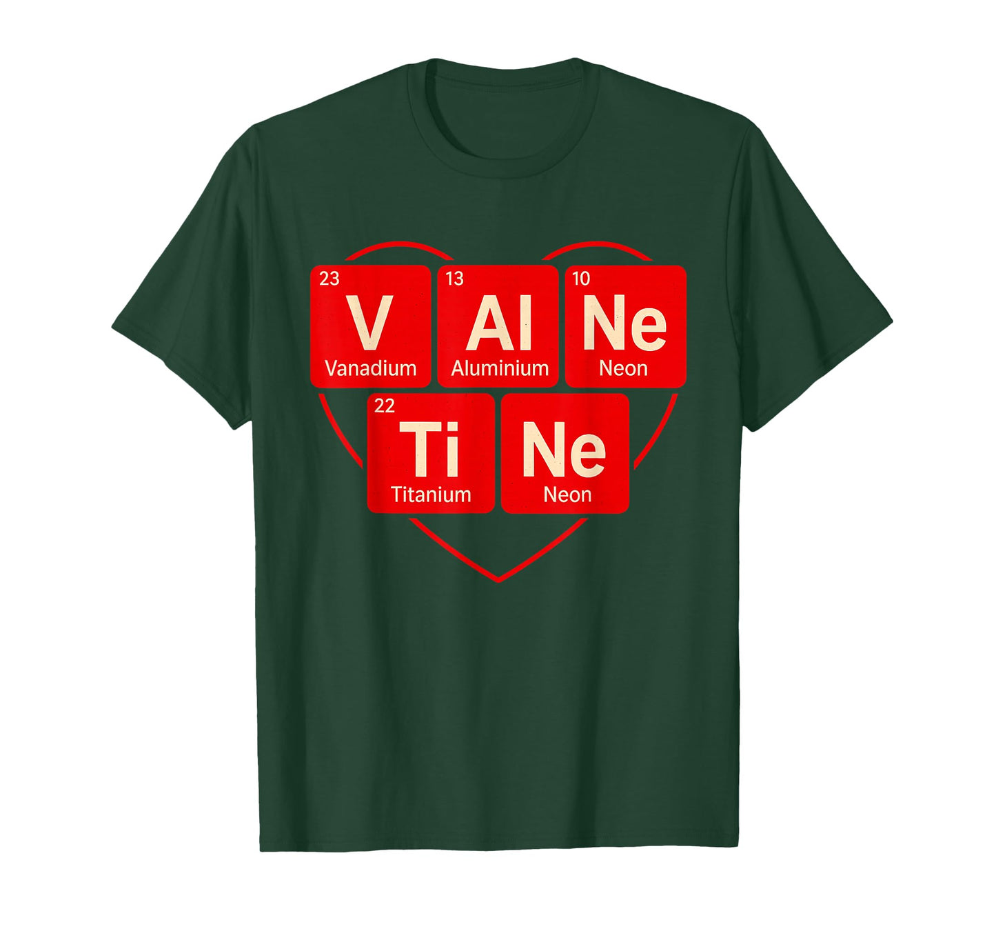 Valentines Day Funny Chemistry Periodic Table T-Shirt
