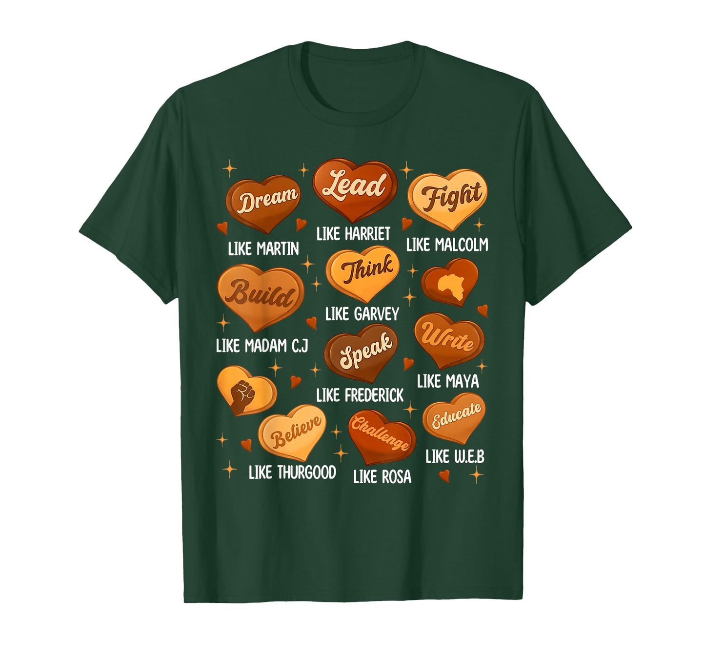 Black History Month Black Leaders African American Teachers T-Shirt