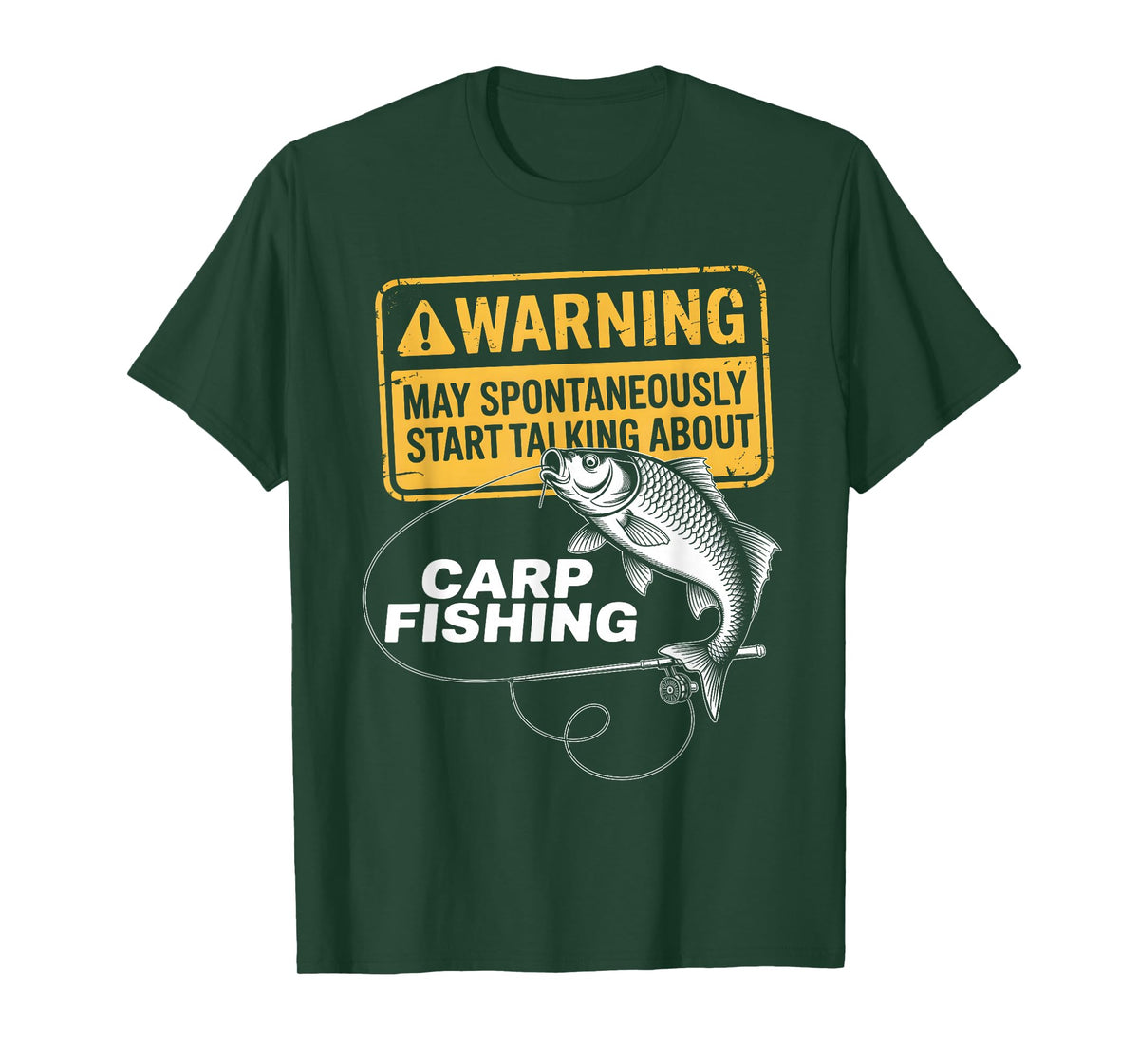 Carp Fishing Design for Men Funny Catfish and Carp Slayer T-Shirt
