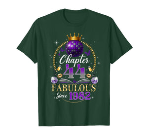 Chapter 44 Since 1982 Purple Disco Ball 44th Birthday Women T-Shirt