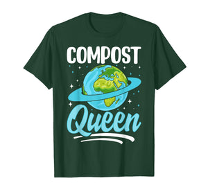 Compost Queen Planet Nature Enthusiast T-Shirt