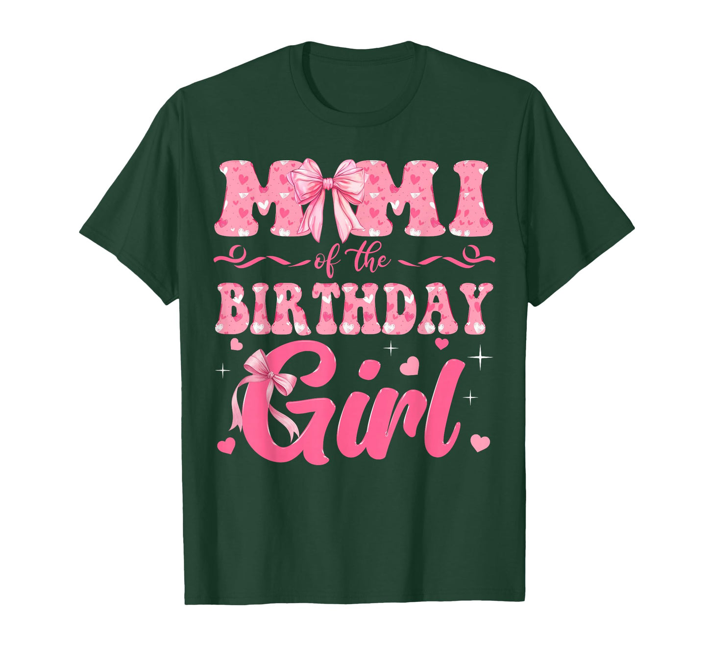 Mimi of The Birthday Girl Family Pink Coquette Bow T-Shirt