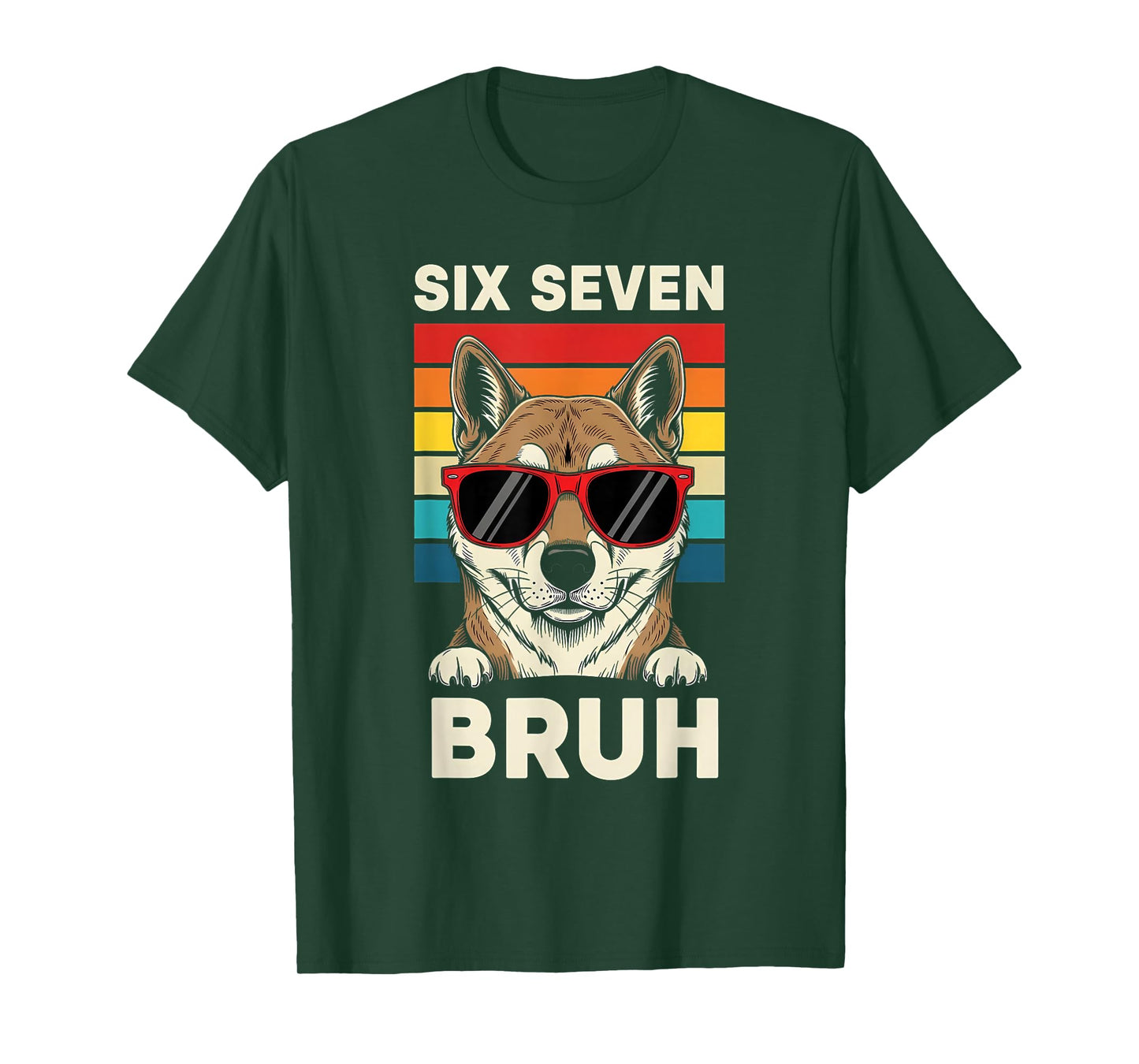 67 Animals Funny 67 Brainrot Youth Kids Dog 67 T-Shirt