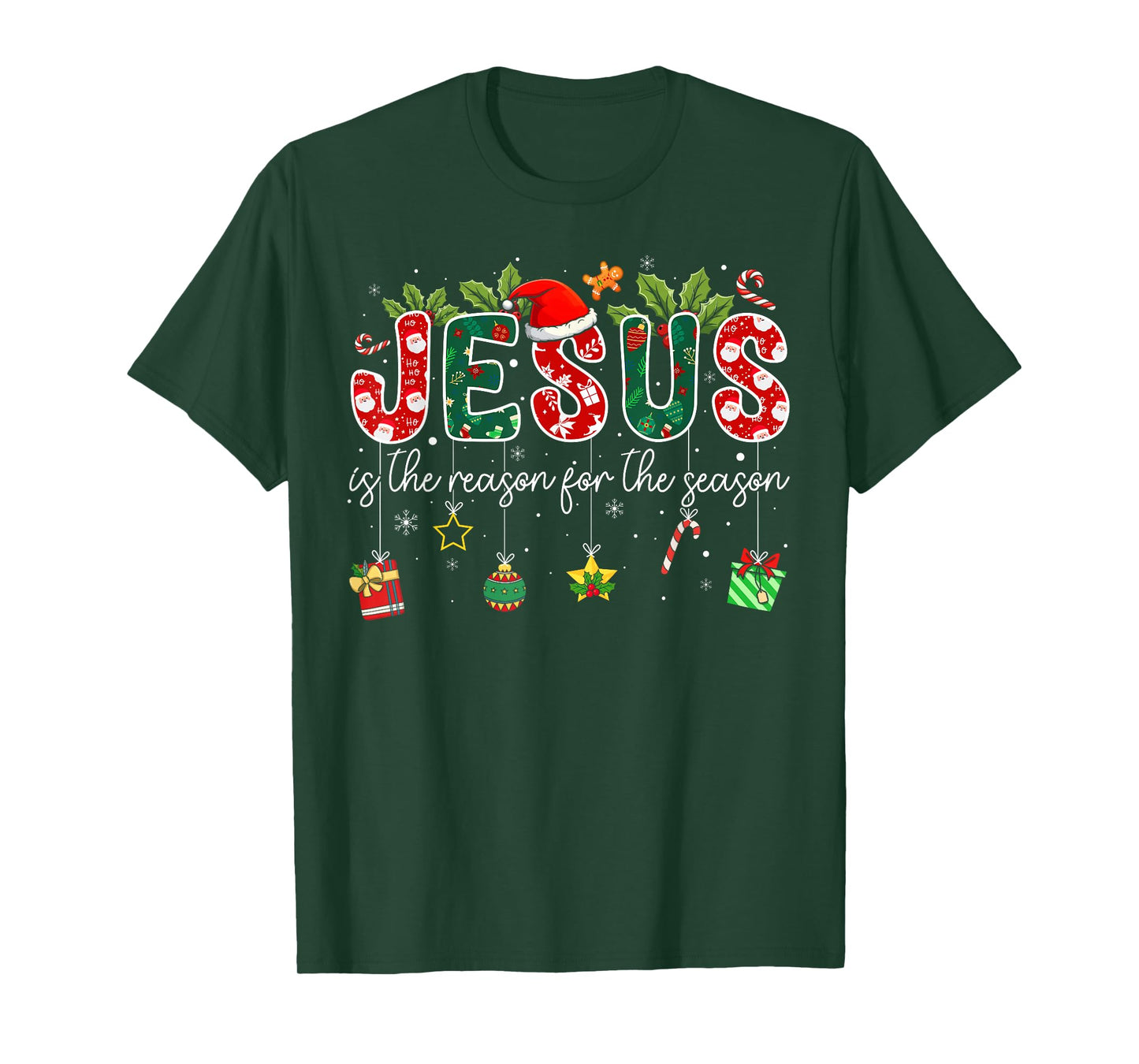 Jesus is The Reason for The Season Christmas Christian Xmas T-Shirt