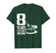 8th Birthday Boys Icehockey Player Ice Hockey 8 Years Old T-Shirt