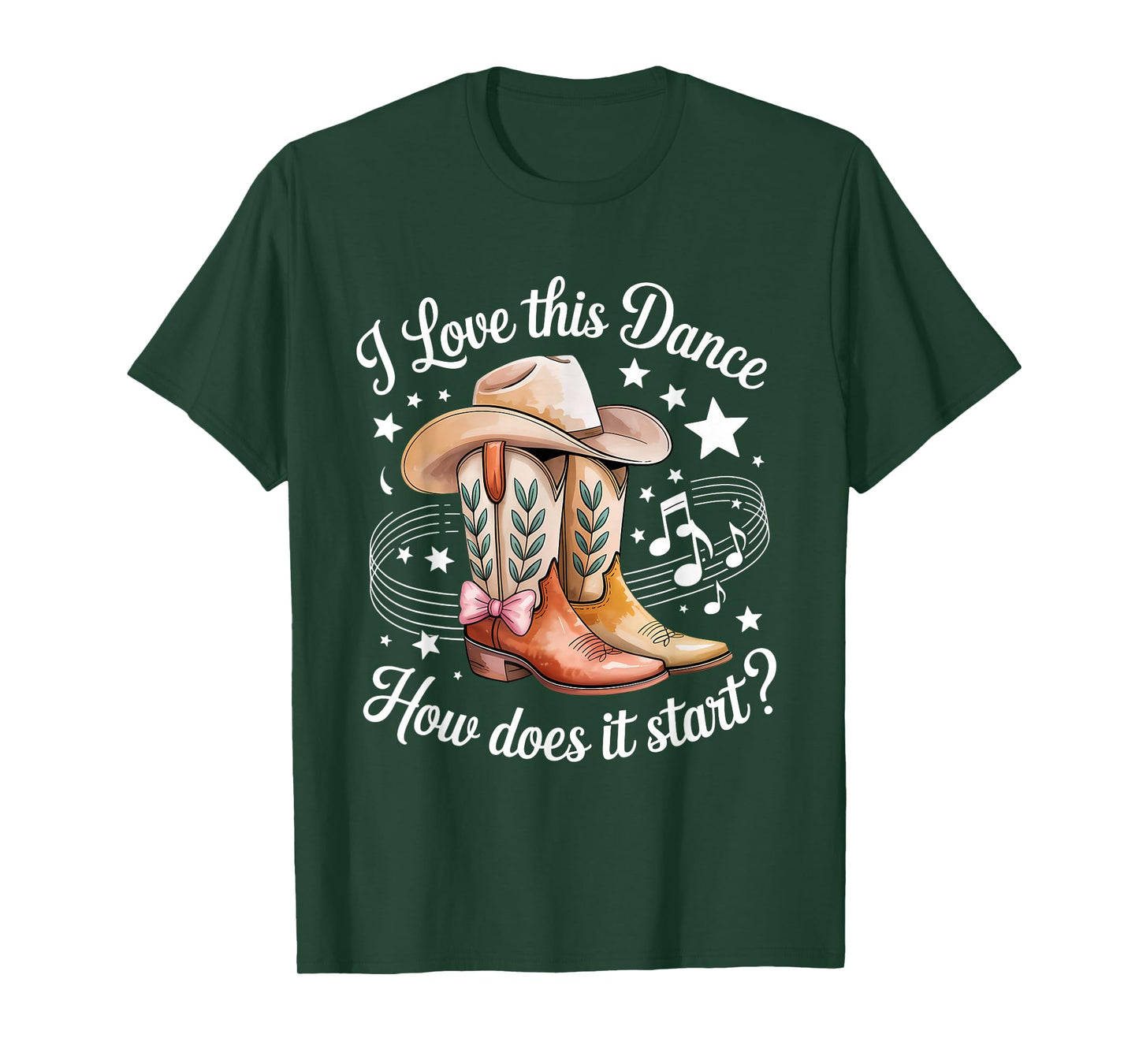 I Love This Dance How Does It Start Line Dance T-Shirt