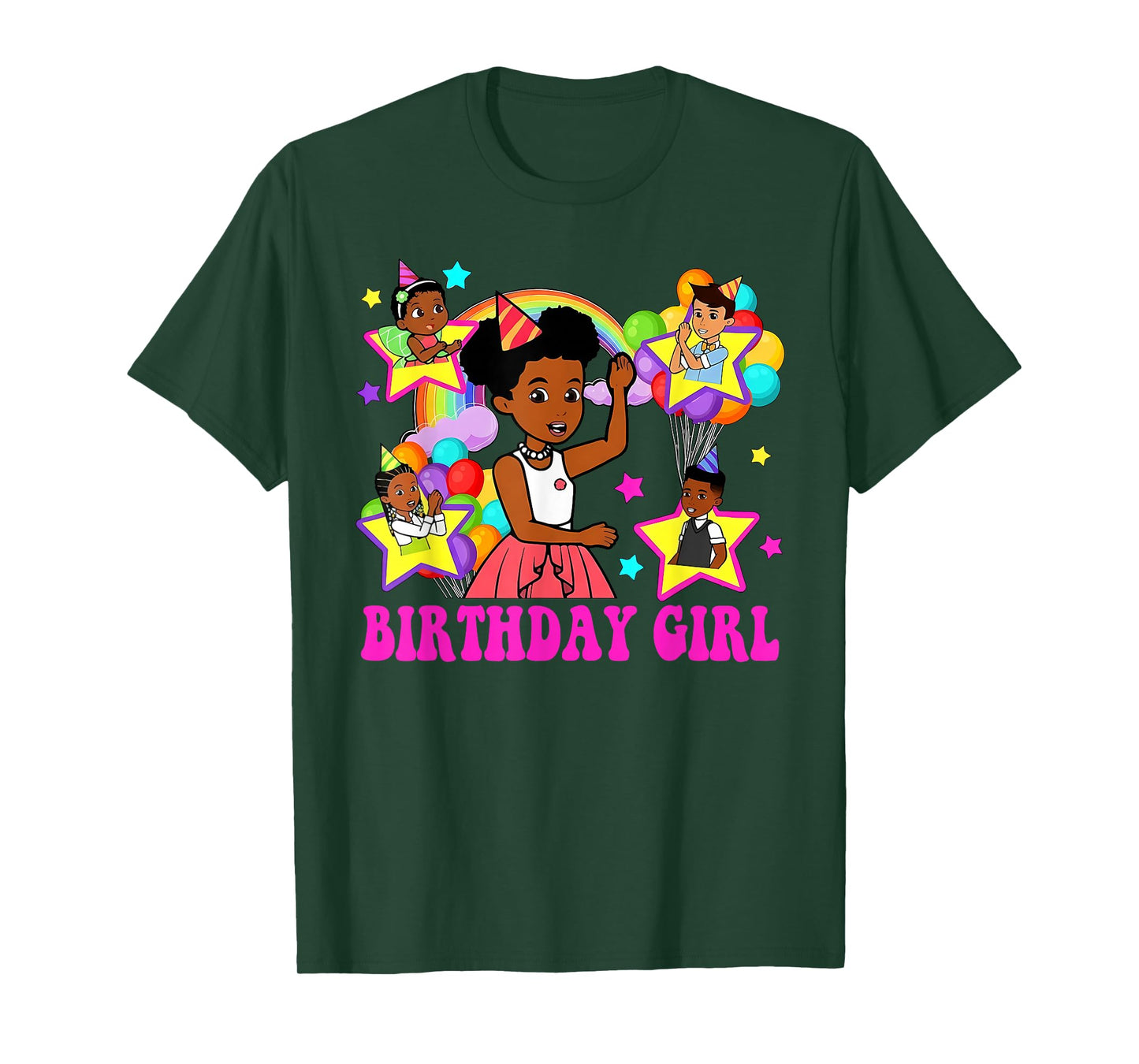 It's My Birthday Girl Gracie Pink Doll Family Decorations T-Shirt
