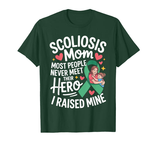 Scoliosis Design for Mom Women Girl Back Surgery Scoliosis T-Shirt