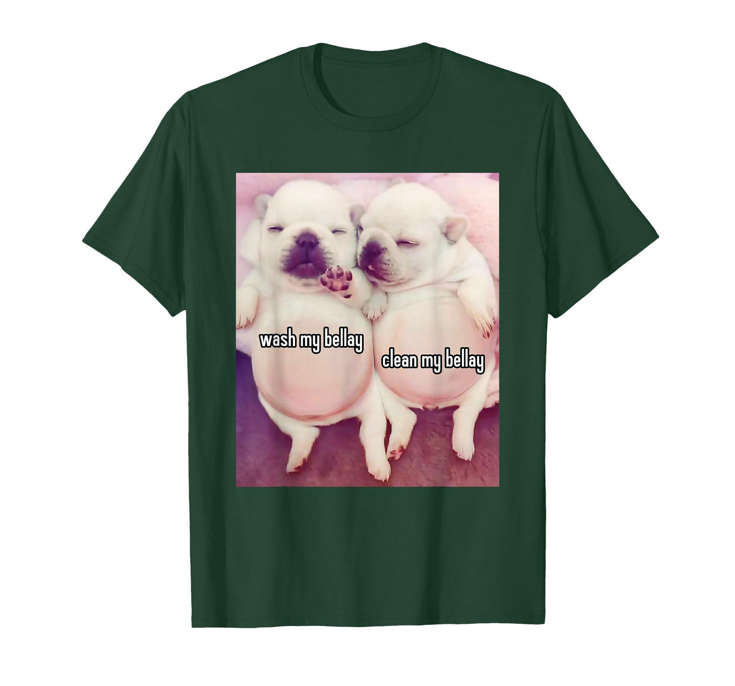 Pibble Meme Wash My Belly Funny Two Pibbles T-Shirt