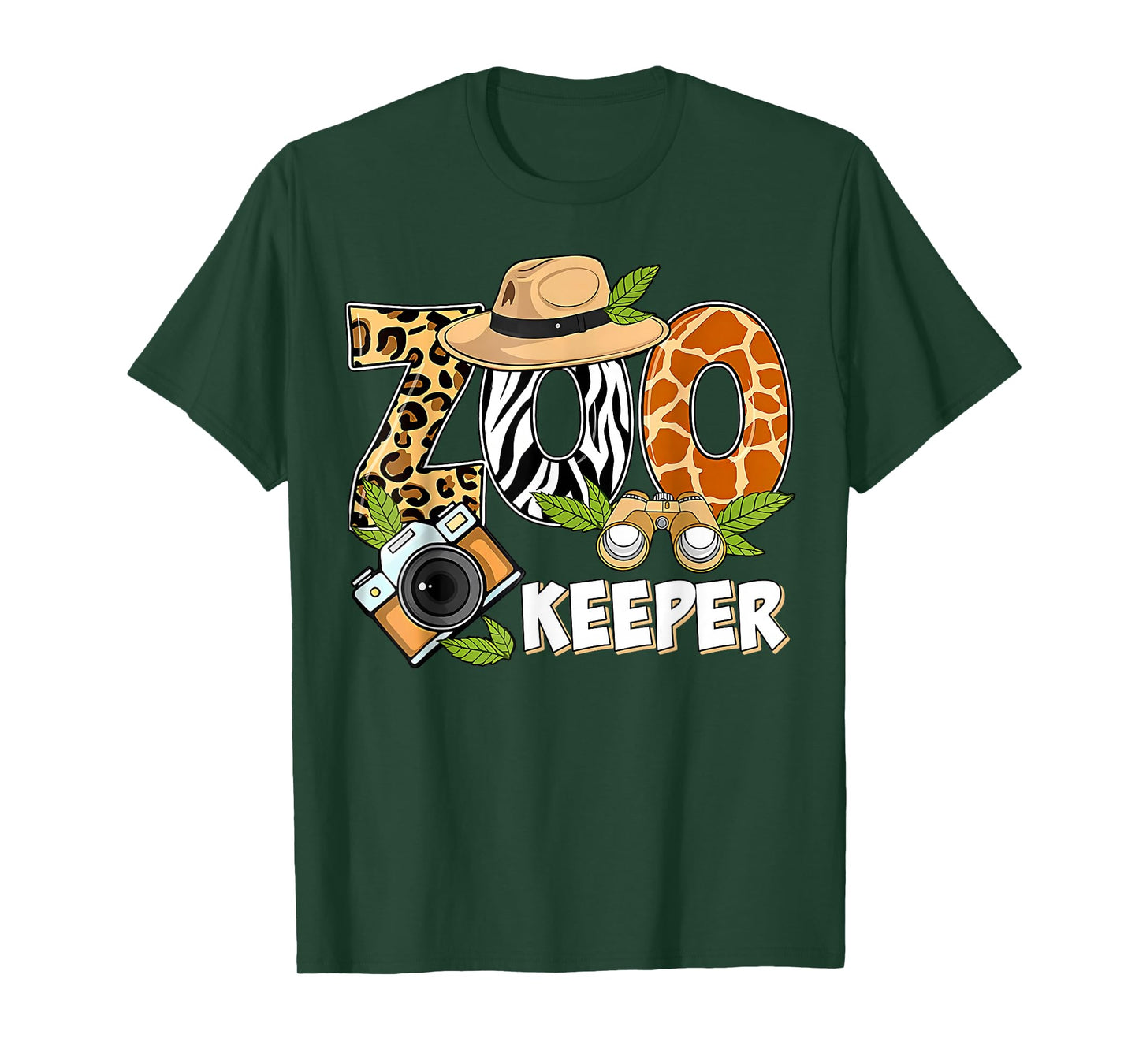 Zookeeper Animals Zoo Wildlife Lover Safari Savanna Costume T-Shirt