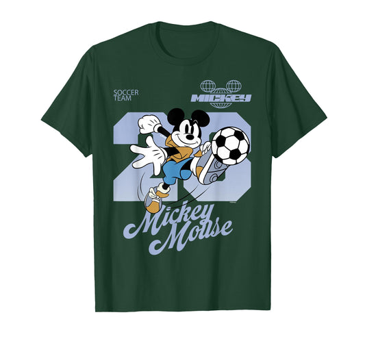 Disney Mickey Mouse Soccer Team Retro 90s Sporty Aesthetic T-Shirt