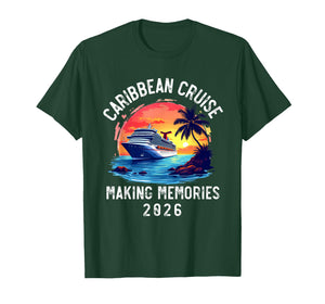 Caribbean Cruise 2026 Souvenir Matching Family Friends Squad T-Shirt