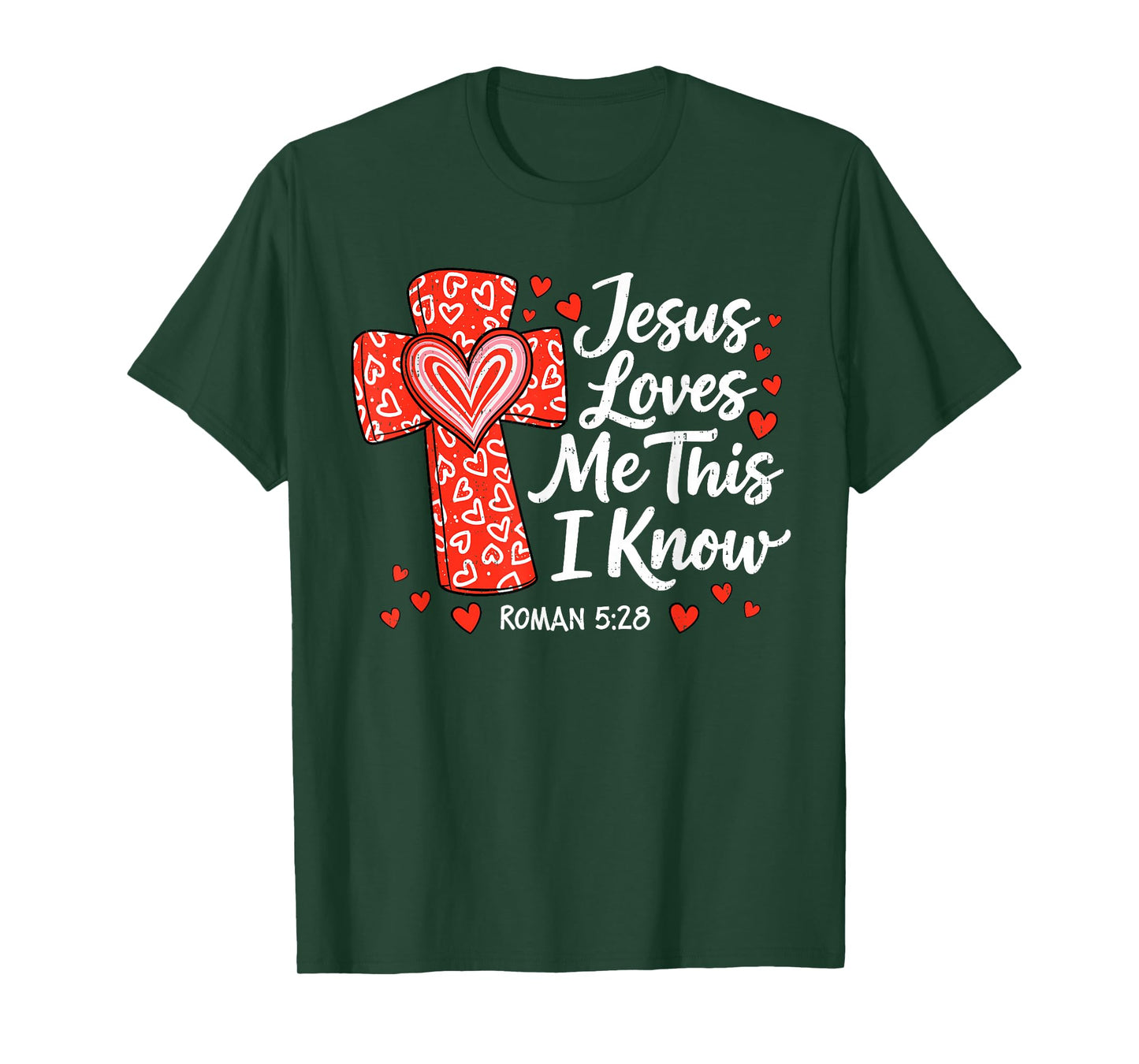 Jesus Love & Faith Valentines Day God Christian Religious T-Shirt