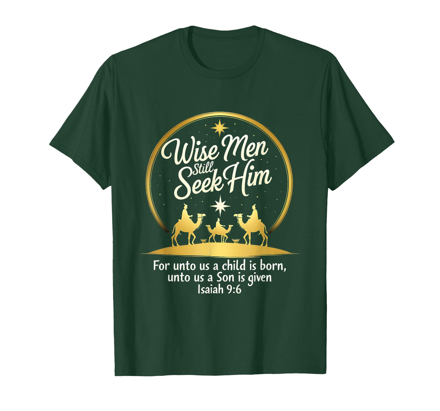 Jesus Faith 3 Kings Vintage Wise Men Still Seek Him T-Shirt
