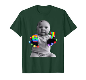 Ai Baby Gloves Led 67 Six Seven Brainrot Meme Gen Z T-Shirt