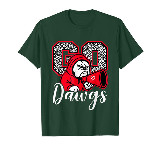 Go Dawg Funny Bulldogs Graphic Men Women Kid Boy Girl T-Shirt