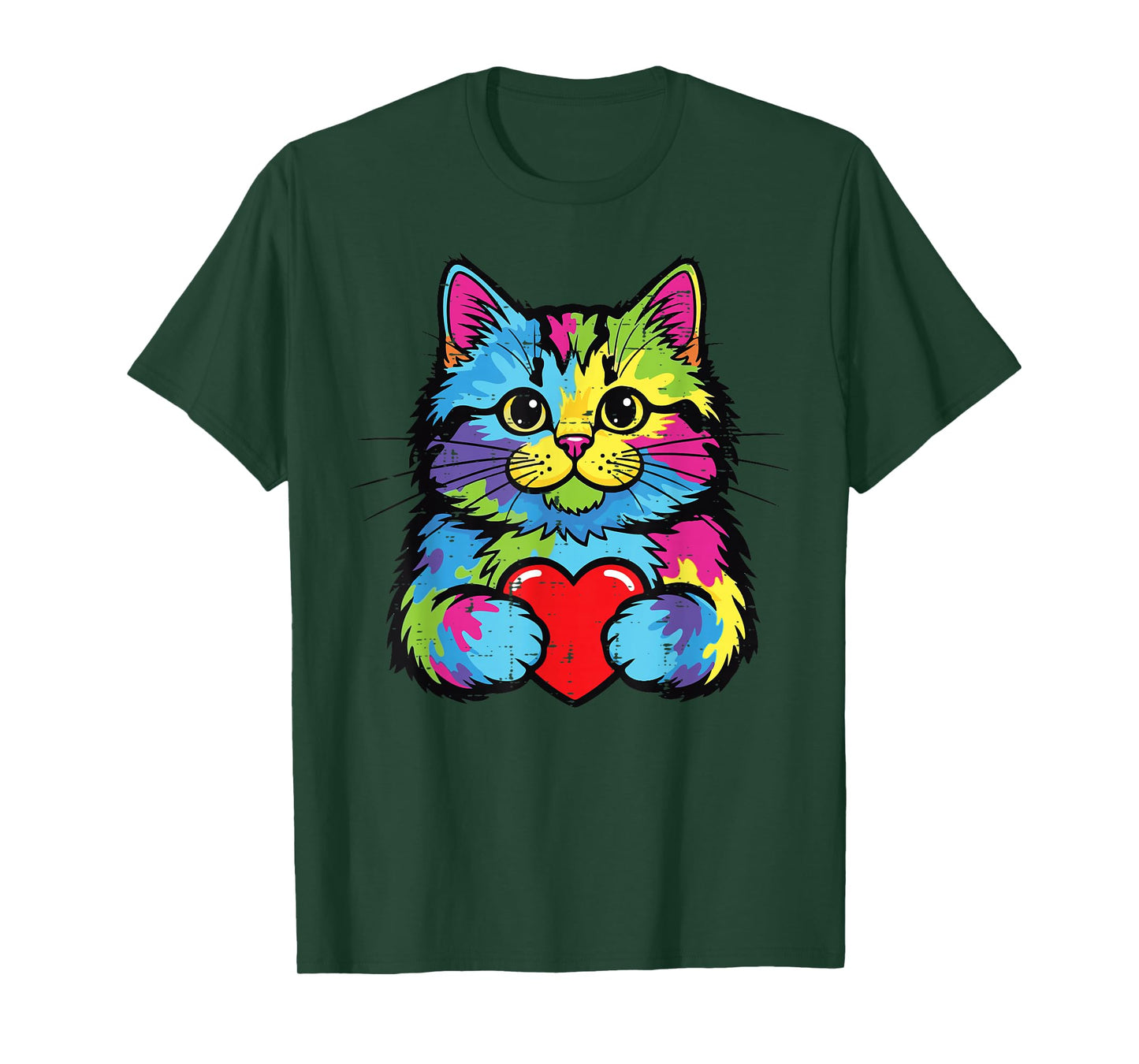 Valentines Day Cat Kitten Valentine Women Girls Kids Men T-Shirt