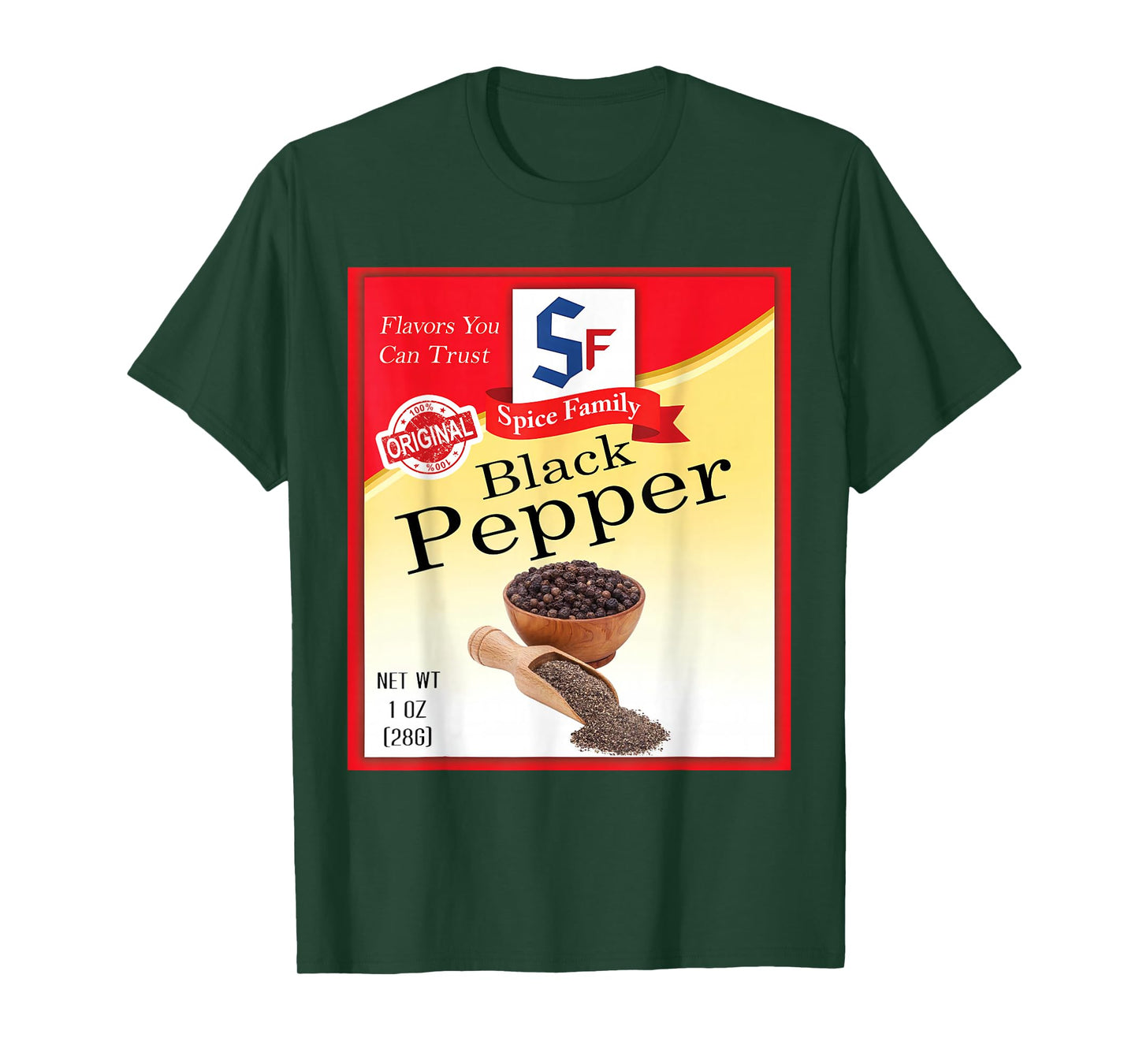 Black Pepper Groups Costume Family Matching Thanksgiving T-Shirt