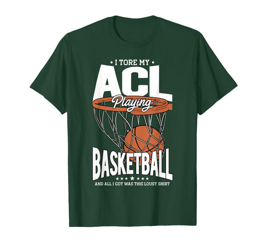 ACL Surgery Recovery, Knee Surgery Support Basketball Player T-Shirt