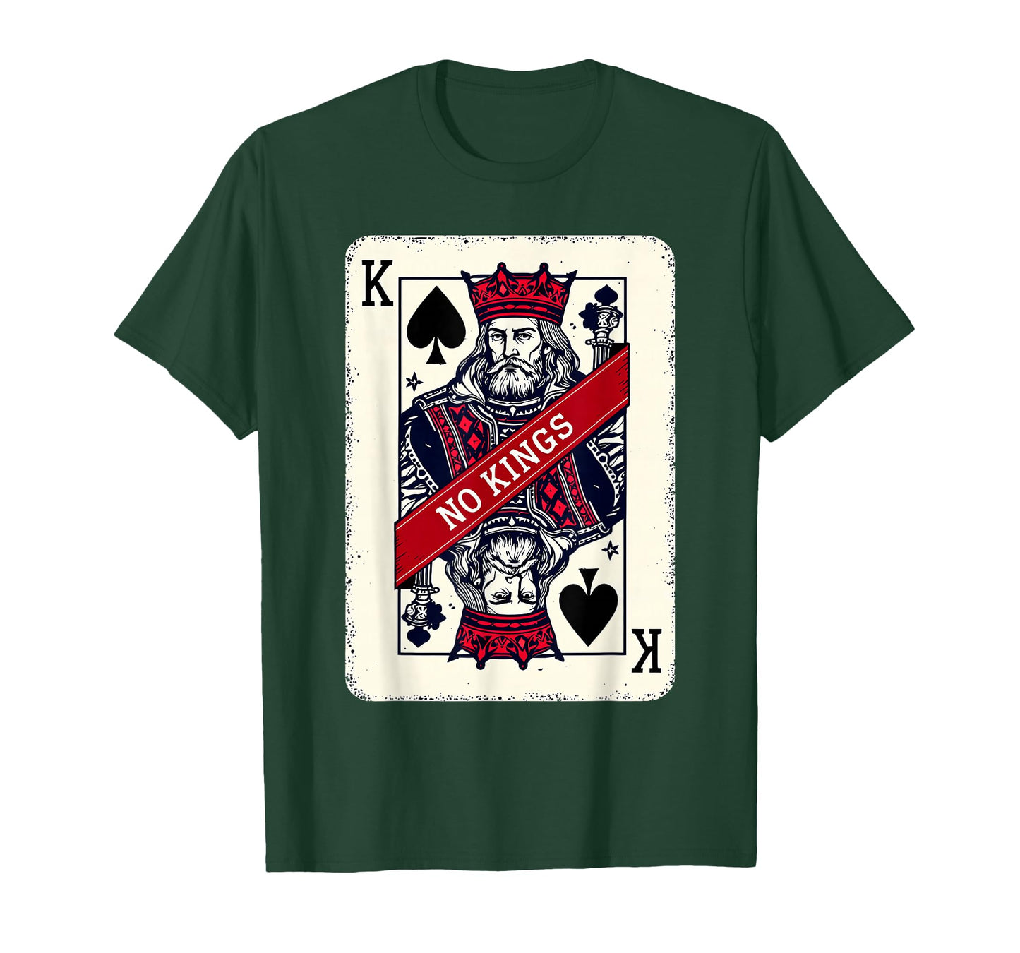 King Card No Kings Statement Art T-Shirt