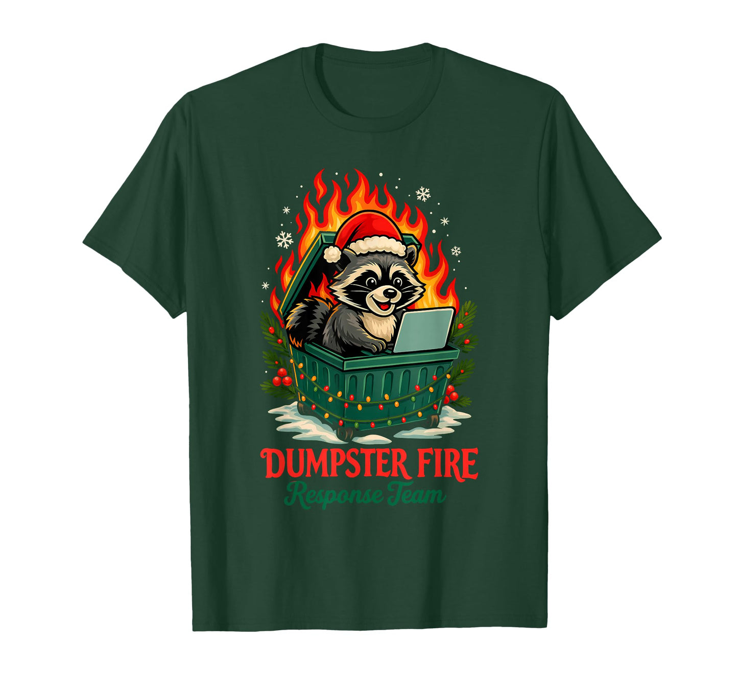 Dumpster Fire Response Team Ugly Sweater T-Shirt