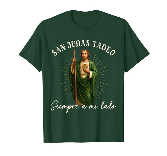 SanJudas Tadeo Siempre A Mi Lado Spanish Jesus Saying T-Shirt