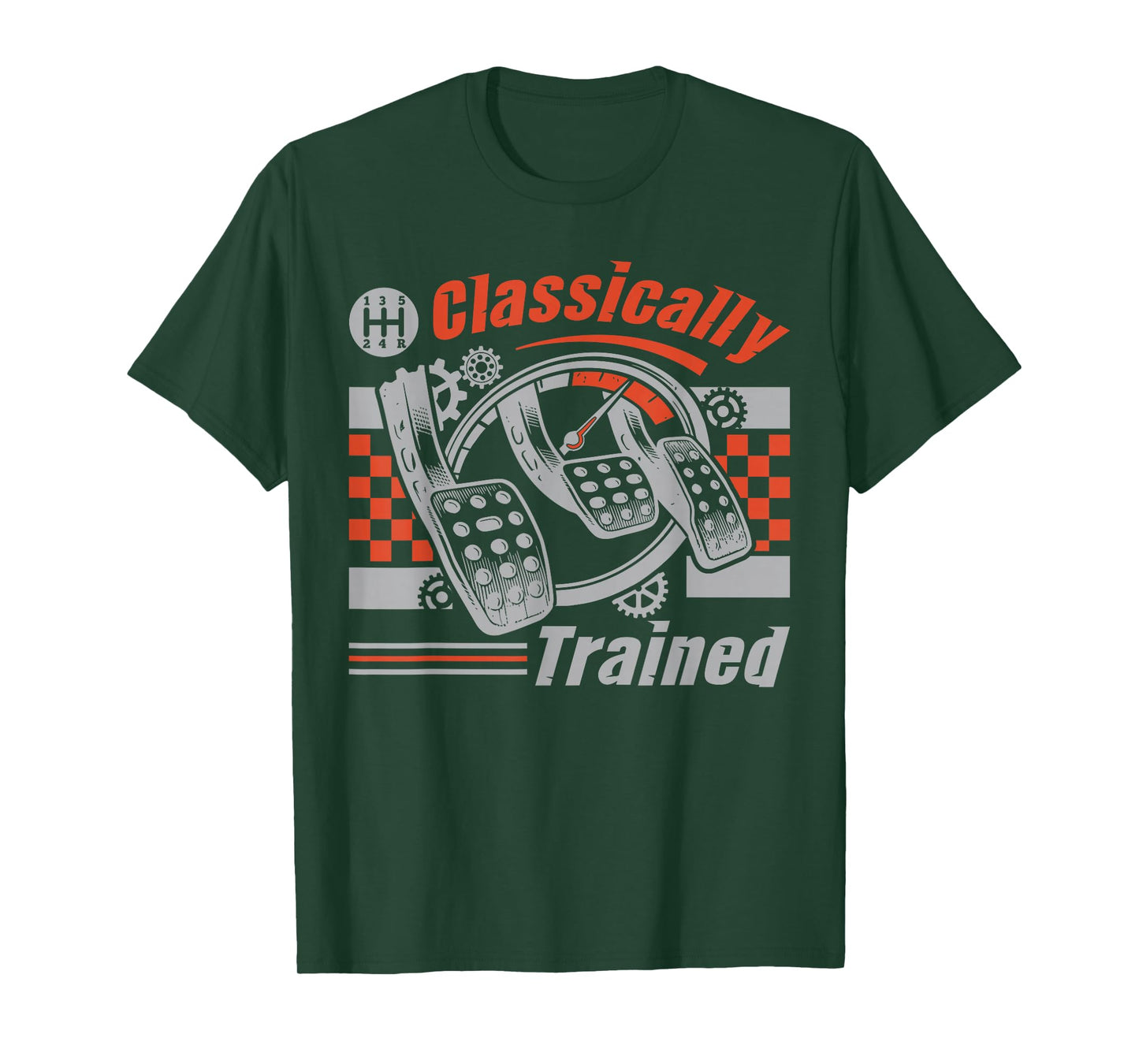 Classically Trained Manual Transmission Stick Shift Car Guy T-Shirt