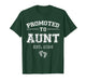 Promoted to Aunt Est 2026 Varsity First Time Auntie to Be T-Shirt