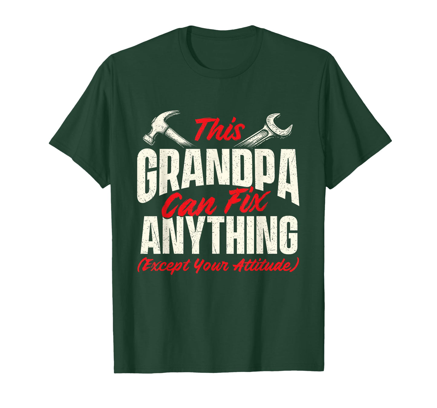 This Grandpa Can Fix Anything - Grandfather Papa T-Shirt