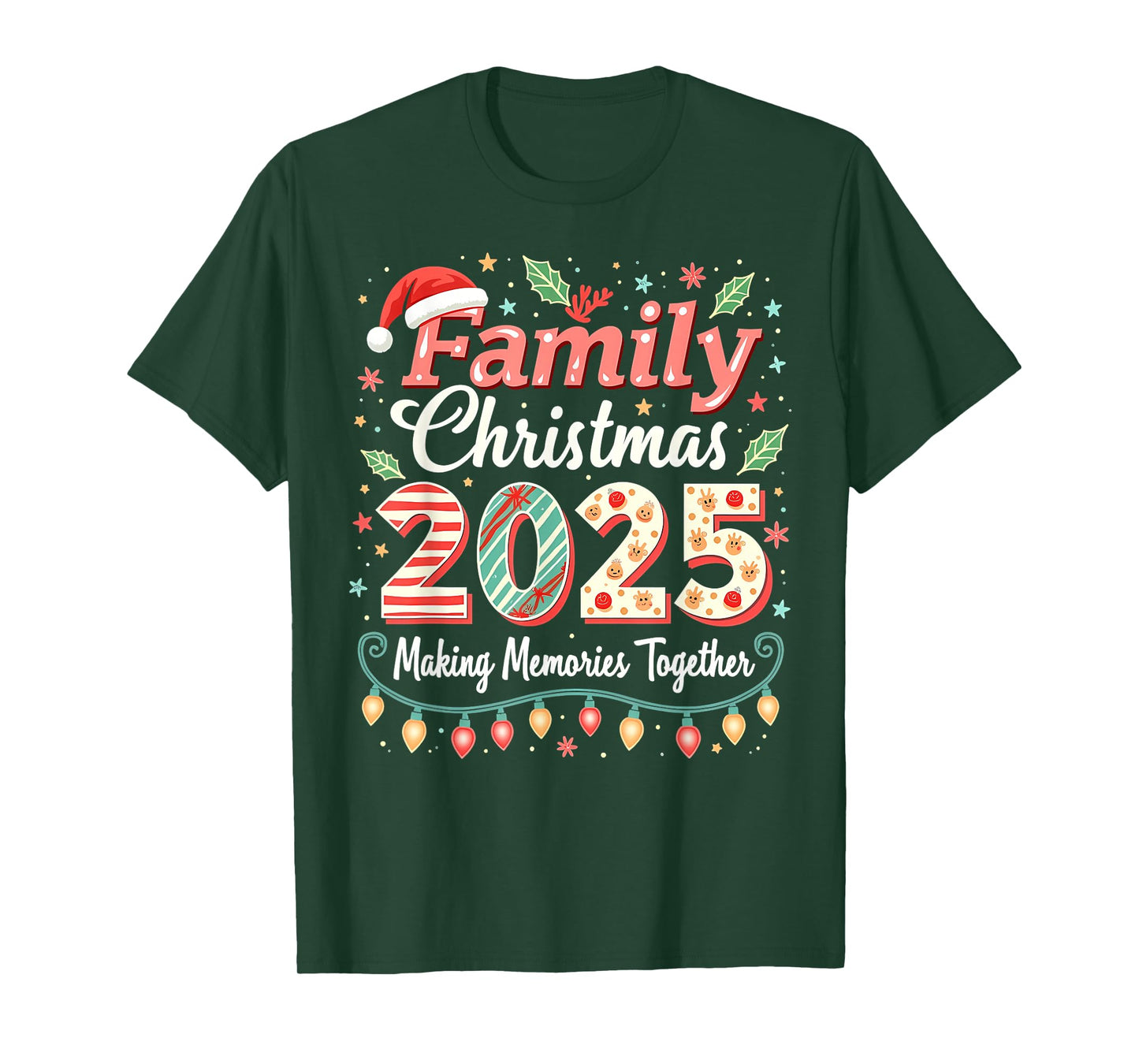 Family Christmas 2025 Making Memories Matching Outfit T-Shirt