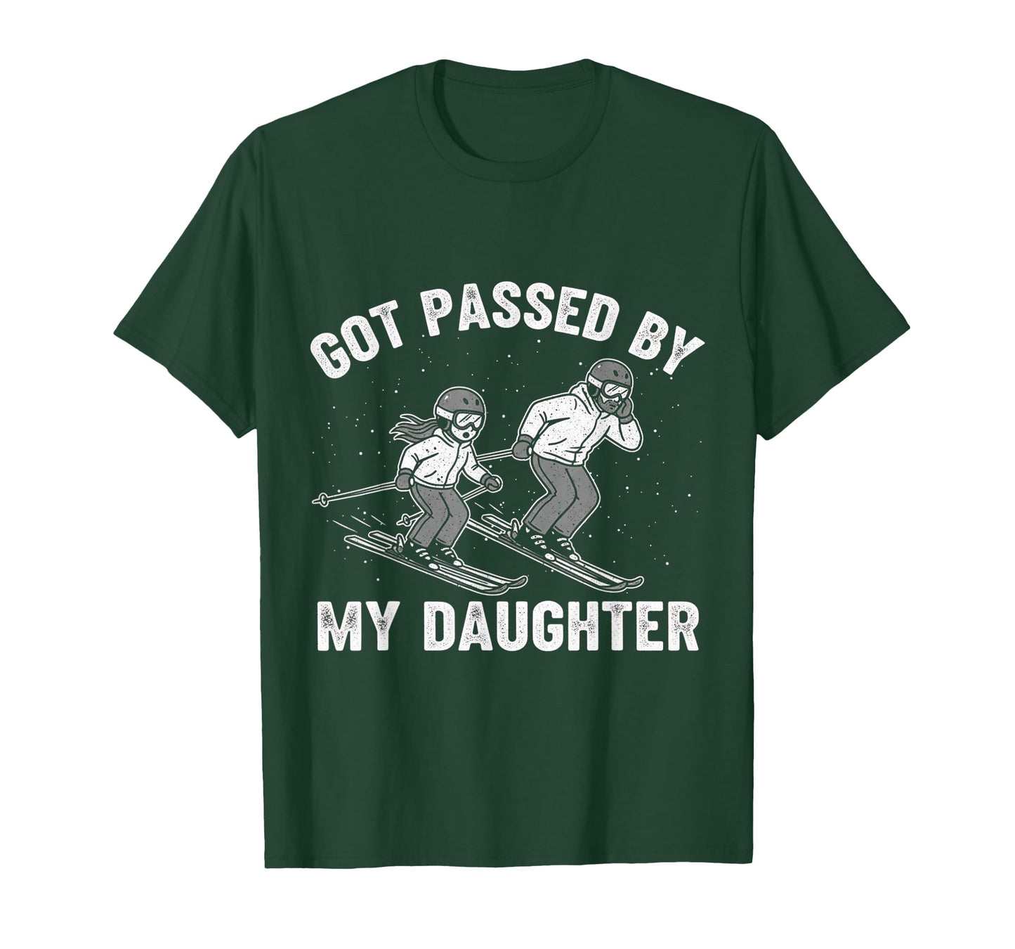 Got Passed by My Daughter Funny Skiing T-Shirt
