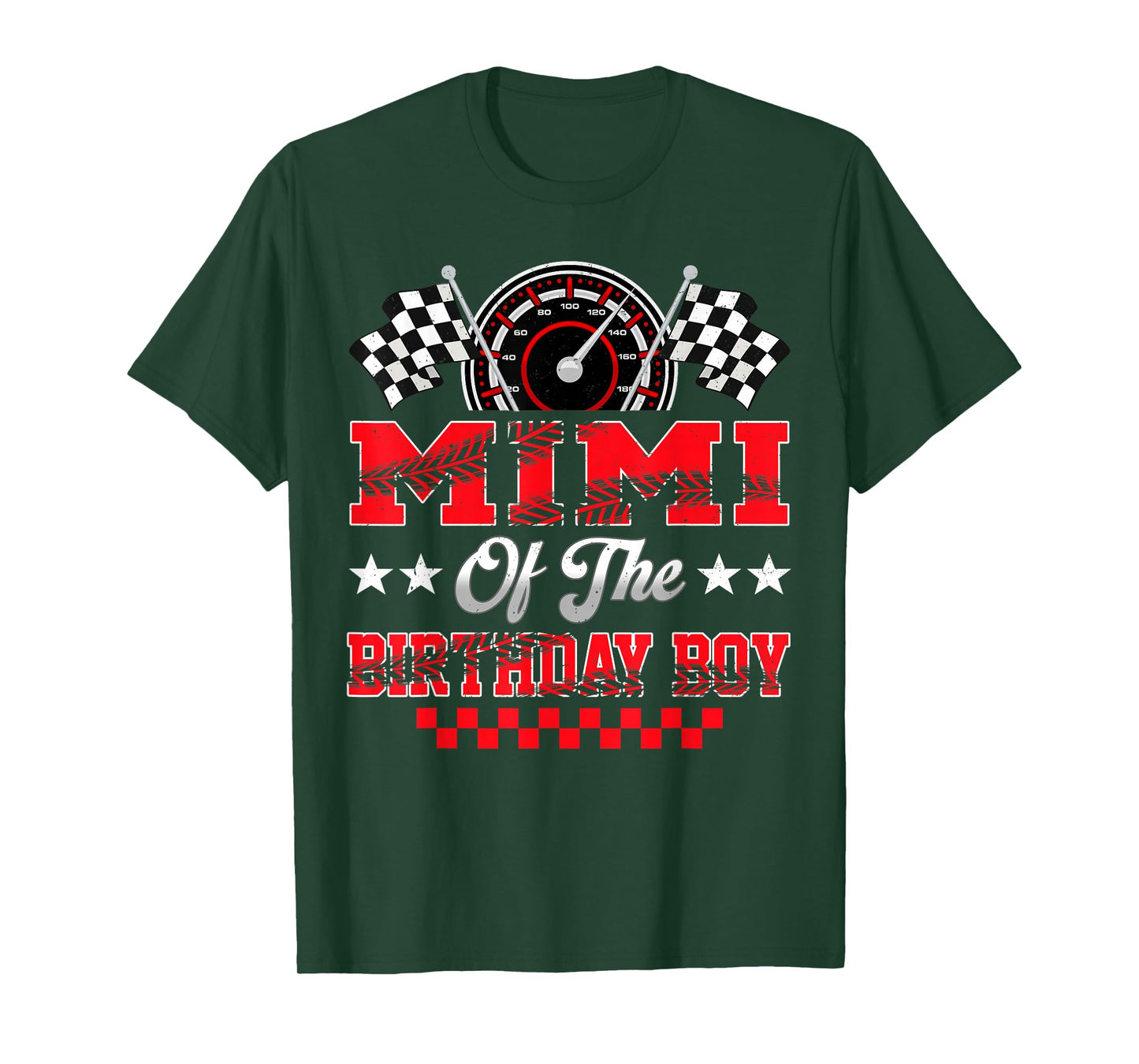 Race Car Birthday Party Mimi of The Birthday Boy T-Shirt