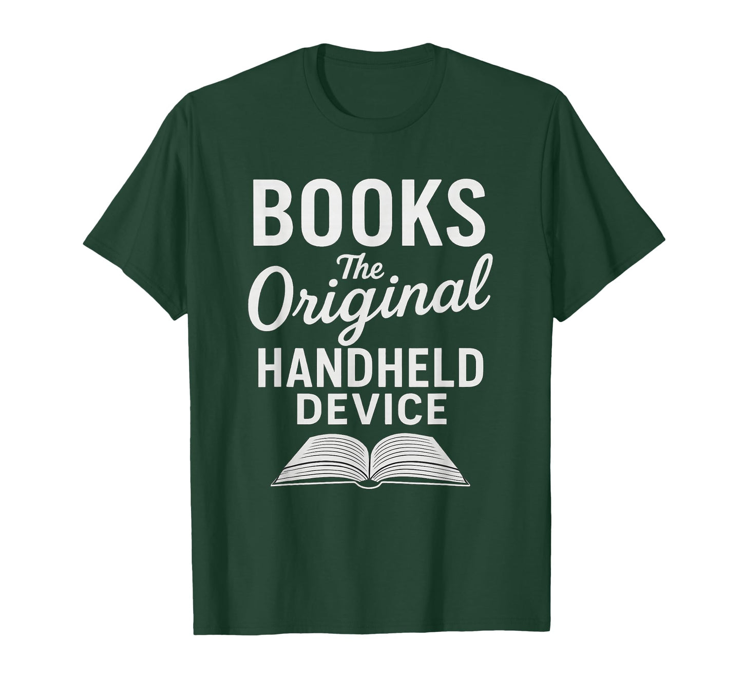 Books The Original Handheld Device – Funny Reading T-Shirt