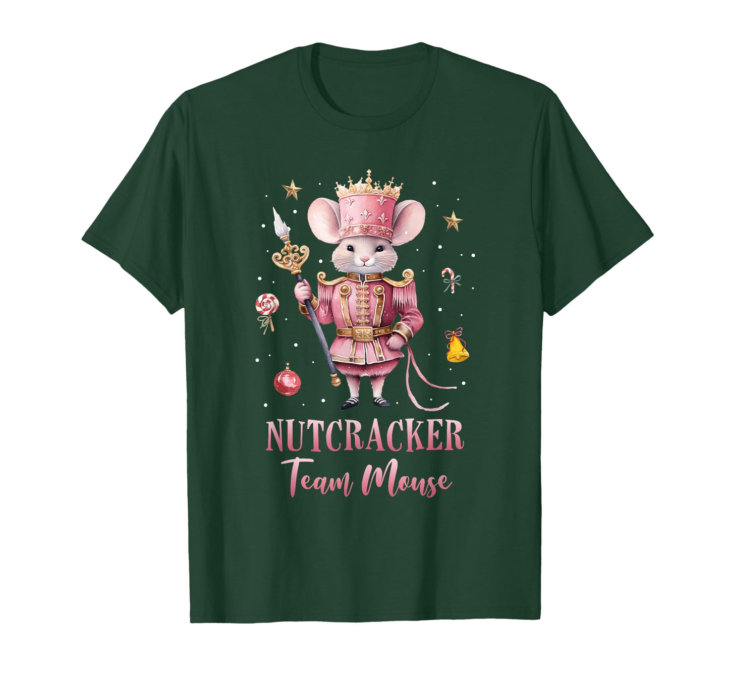 Team Mouse Nutcracker Shirt Christmas Dance Funny Soldier T-Shirt