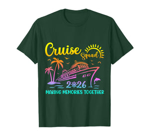 Cruise Squad 2026 Family Friends Vacation Matching Group T-Shirt