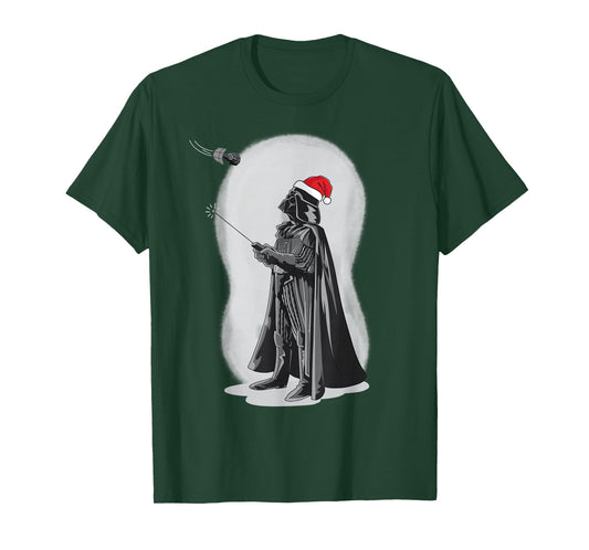 Star Wars Christmas Santa Darth Vader Toy TIE Funny Holiday T-Shirt