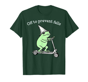 Fall Prevention SPT PTA Nurse Off to Prevent Falls Funny Fro T-Shirt