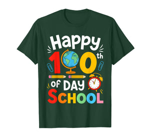 Happy 100th Day of School 100 Days of School Teacher Student T-Shirt