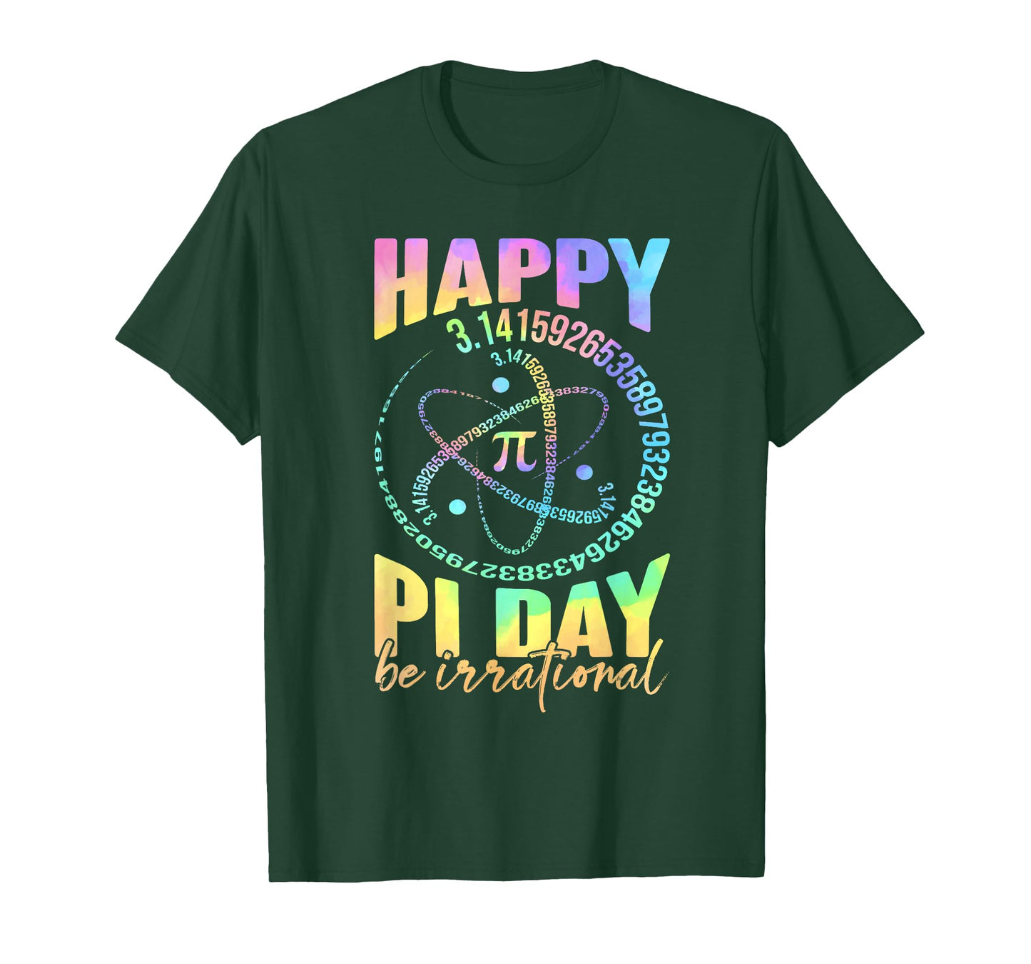 Happy Pi Day Pie Funny Math Coach Teacher Pi Day Lover Nerdy T-Shirt