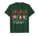 Podiatry Crew Christmas Footprint Podiatrist Xmas Podiatry T-Shirt