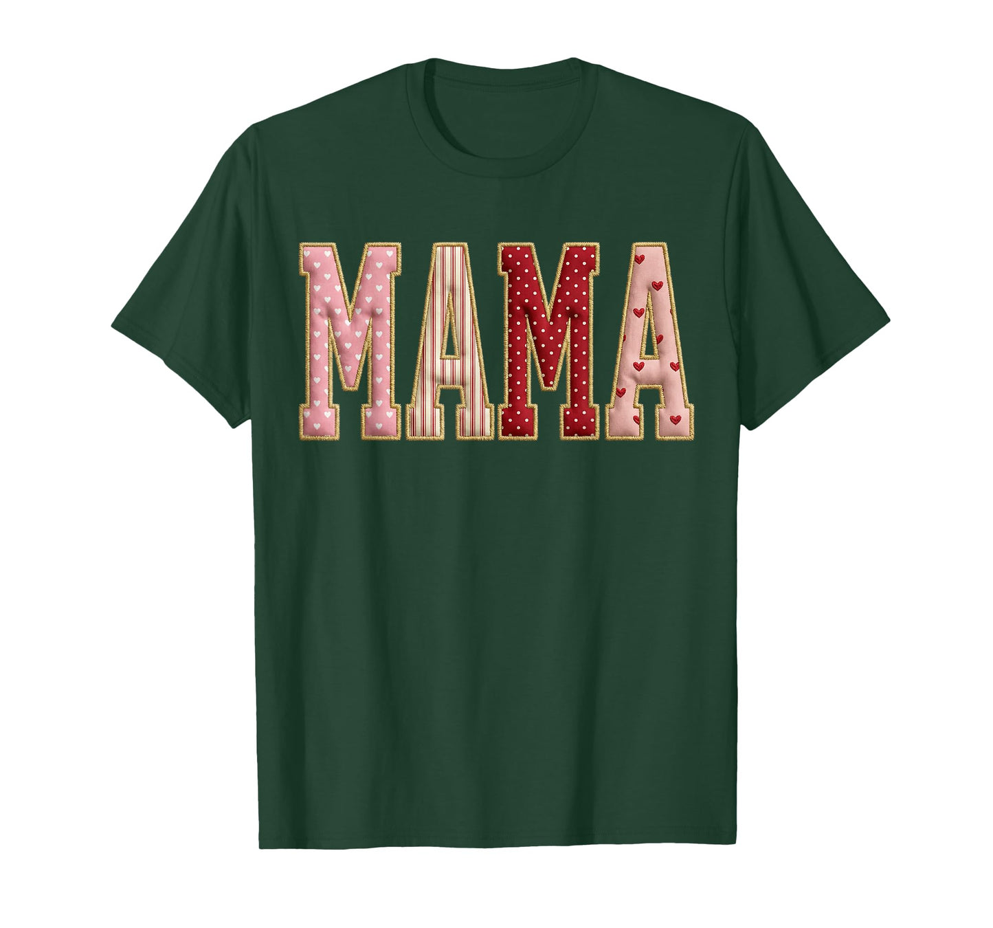 Gifts Love Mother Hearts Mama Valentine Mom Valentines T-Shirt