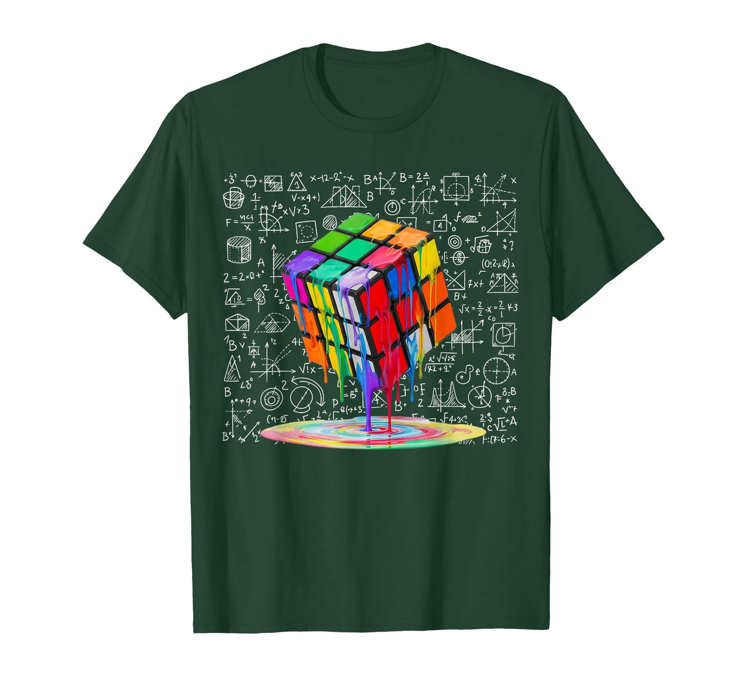 Melting Cube Speed Cubing Tee Vintage Puzzle Youth Math Boys T-Shirt
