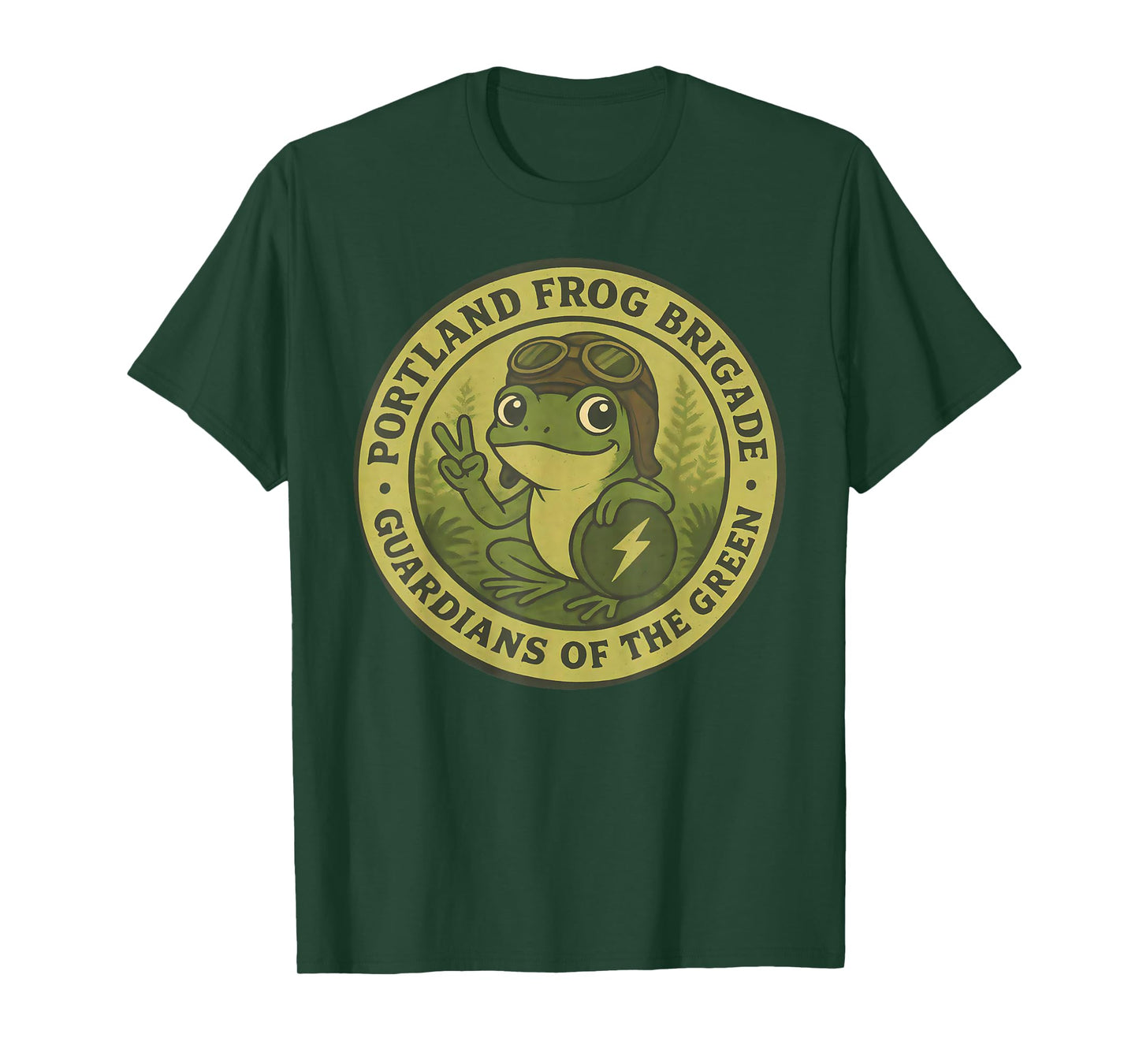 Portland Frog Brigade Guardians of The Green Vintage T-Shirt