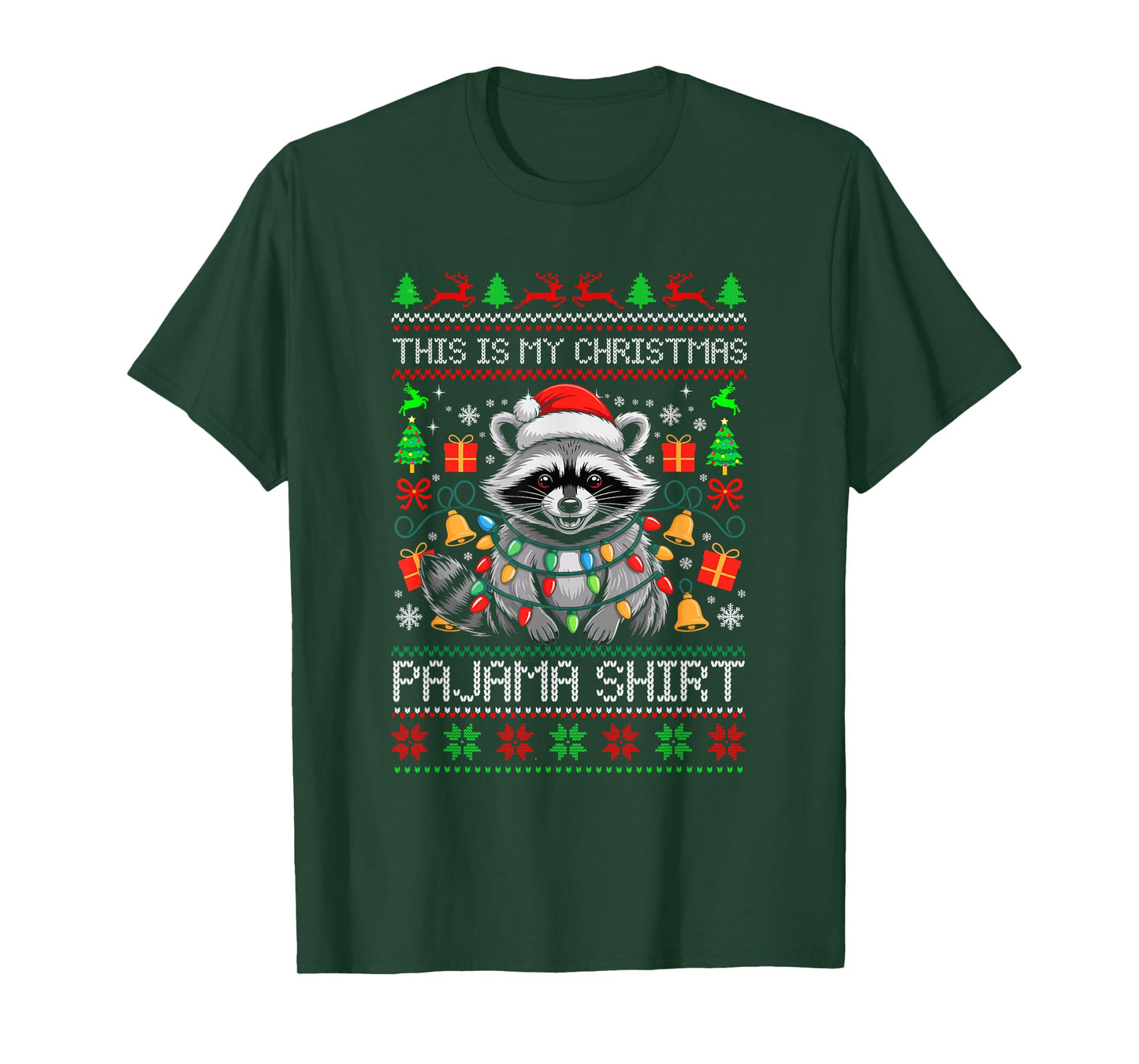 This is My Christmas Pajamas Men, Women Xmas PJs Family T-Shirt