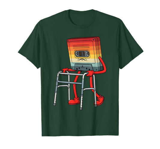 Funny Old Vintage Cassette Tape 70s 80s 80s Outfit Nostalgia T-Shirt