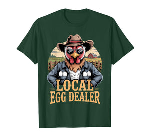 Local Egg Dealer Roster Easter Funny Chicken Farmer T-Shirt