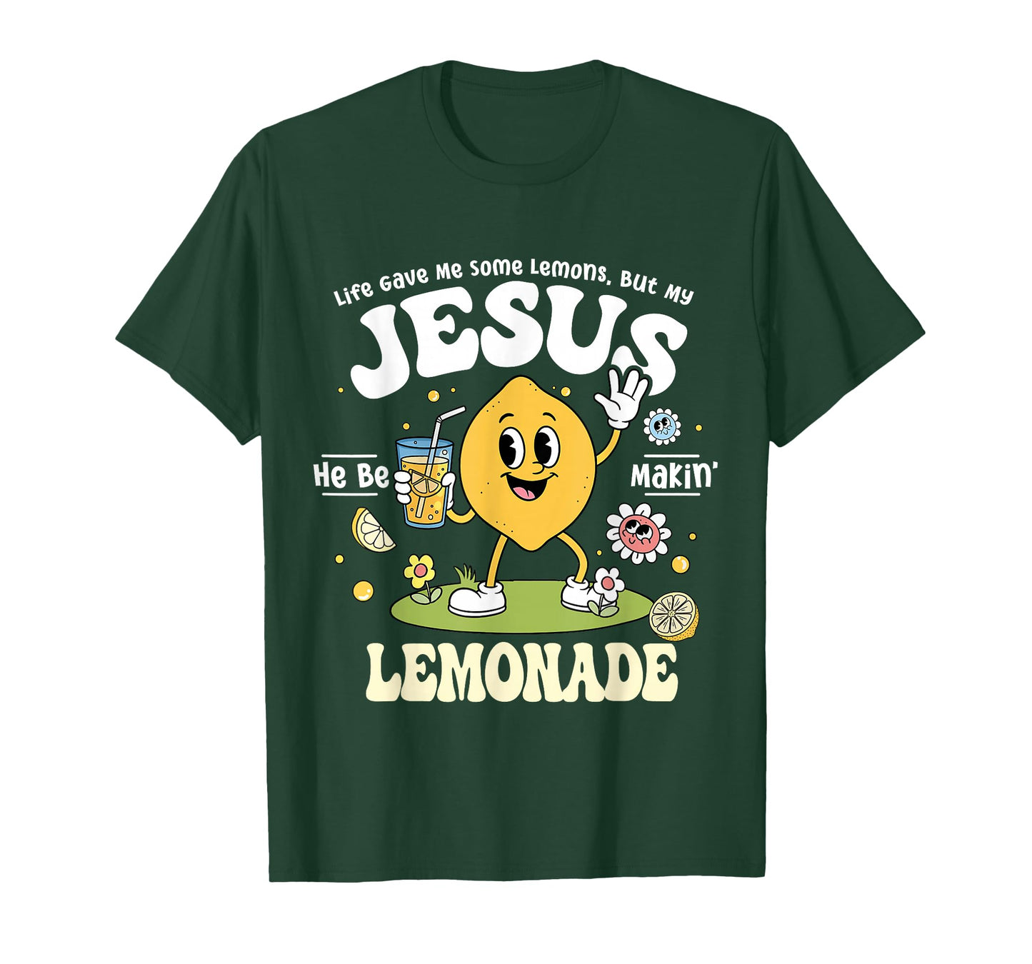 Life Gave Me Lemon But My Jesus Makin Lemonade Christian Kid T-Shirt