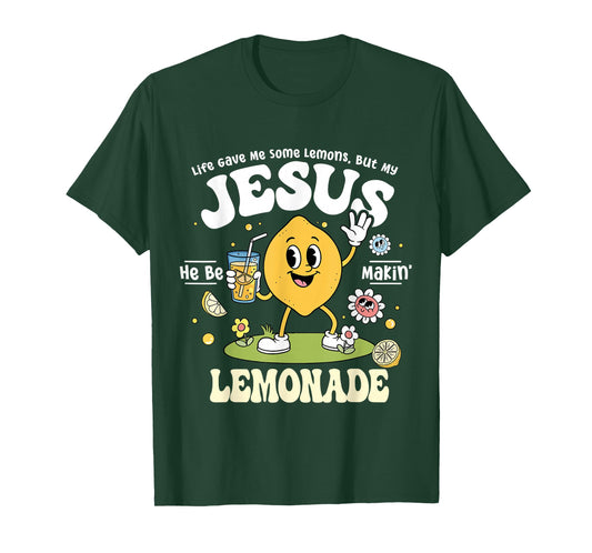 Life Gave Me Lemon But My Jesus Makin Lemonade Christian Kid T-Shirt