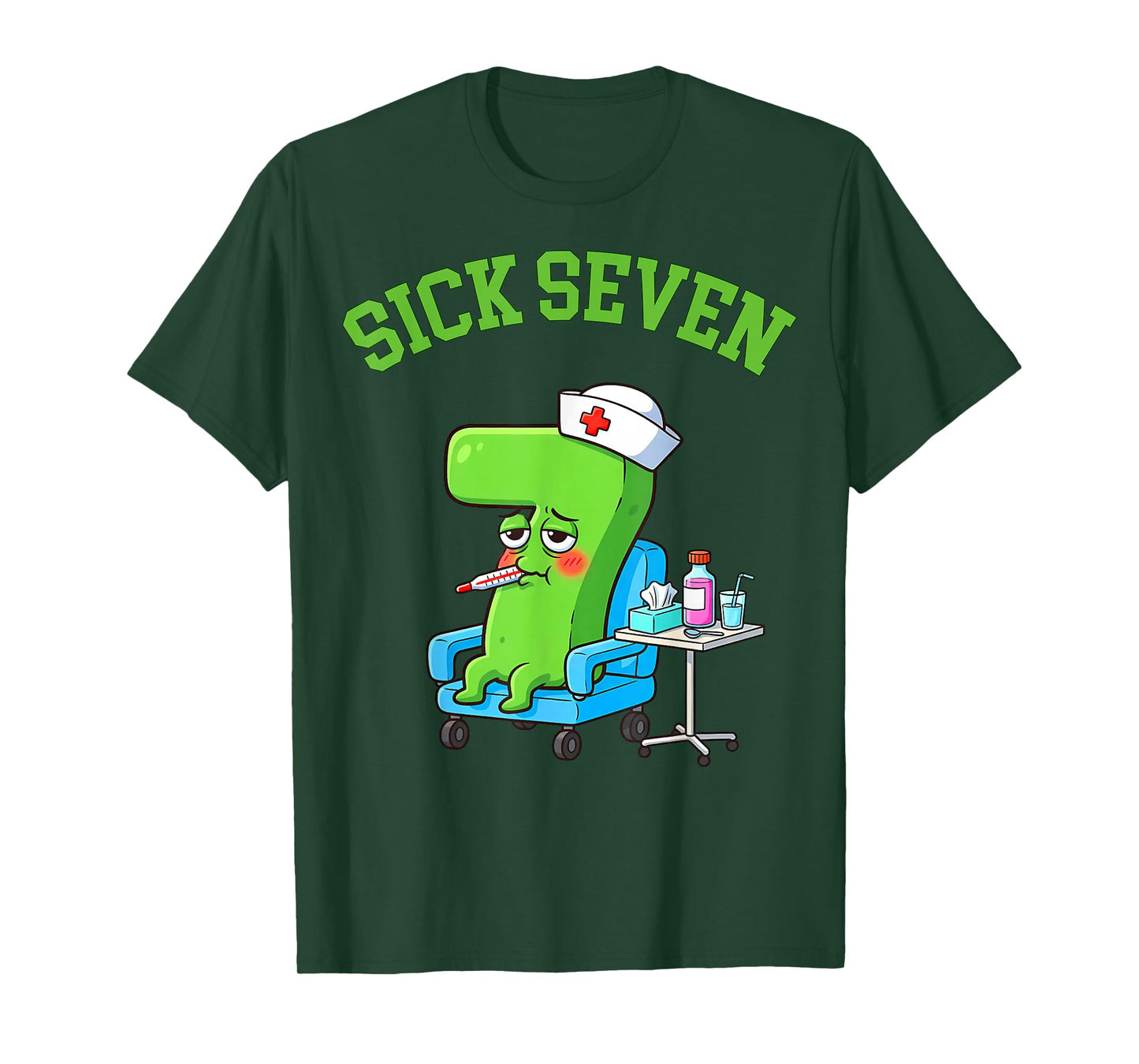 Funny Sick Seven 67 Six Seven Meme Gen Alpha Slang Teen Kids T-Shirt